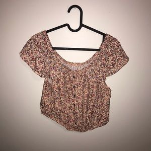 Xhilaration Off the Shoulder Blouse Large